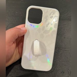 iPhone 12/12 Pro Loopy case - opal leopard - EUC